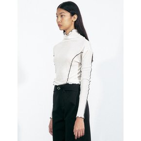 Amuse Turtleneck Tee (White)