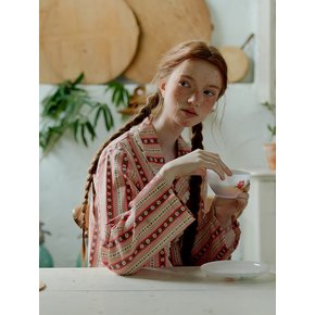 앤의 향수 긴팔 여성페어 레드 (30수)