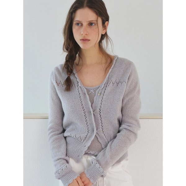 ROSEE LACE CARDIGAN SET [BLUE]