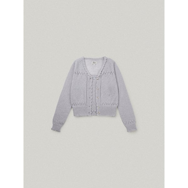 ROSEE LACE CARDIGAN SET [BLUE]