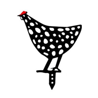  닭장식 작품 오브제 소품 야외 조각상 가꾸기 정원 관리 닭인형 장식품 가드닝 인형