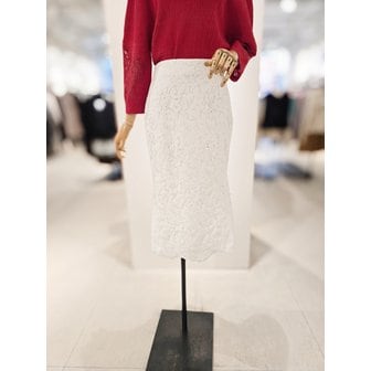 아이잗컬렉션 [파주점] [더아이잗컬렉션]로맨틱 스캘럽 플라워 스커트 CR3A0SK821