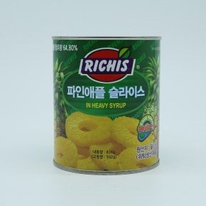 리치스 파인애플 슬라이스 통조림 836g