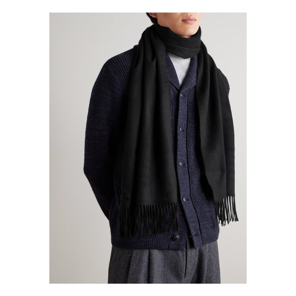 존스톤스 오브 엘긴 프린지 캐시미어 스카프 46376663162948217