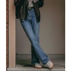 Semi boots cut hybrid denim pants_Blue