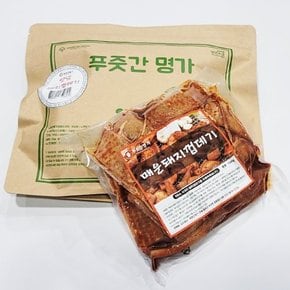 국내산 매운 돼지 껍데기 500g x 2팩