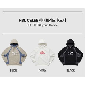 남녀공용 HBL CELEB 하이브리드 후드티셔츠 UP421CHDO7BLK