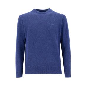 24FW 세인트바쓰 스웨터 HER0001 10510E WOOL SB 61 BLUE NAVY EMB