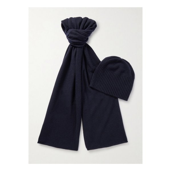 리브 캐시미어 비니 스카프 세트 46376663162952111