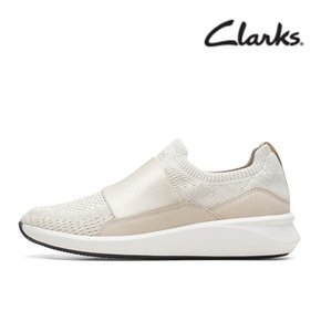 [CLARKS]클락스 여성 New 22 S/S 컴포트 데일리 니트 메쉬 슬립온 언 리오 W9S55192S91CL 화이트