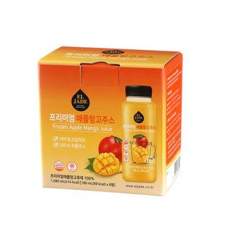 엘제이드 프리미엄 애플망고주스 180mL x 6입