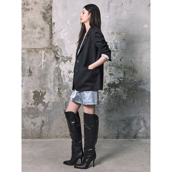 Signature Semi Overfit Jacket  Black (KE6211M015)