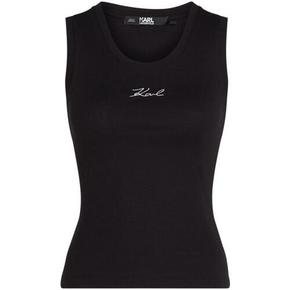 24SS 칼라거펠트 민소매 티셔츠 241W1712999999 BLACK