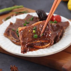 미국산 소고기 초이스 등급 황제 갈비살 뼈막손질완료 1kg