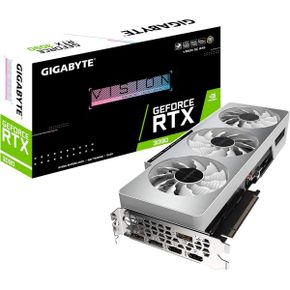 영국 기가바이트 그래픽카드 Gigabyte GeForce RTX 3090 Vision OC 24G Graphics Card 3X WINDFO