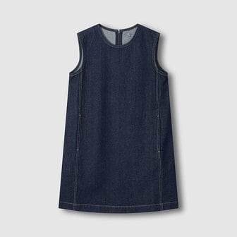 JAJU 여 데님 민소매 원피스 J136201073056