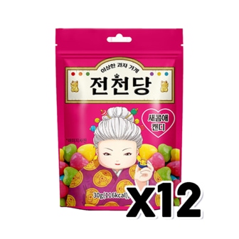  전천당 새콤애캔디 30g x 12개