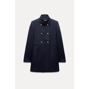 더블브레스트 코트 9037/141 NAVY BLUE