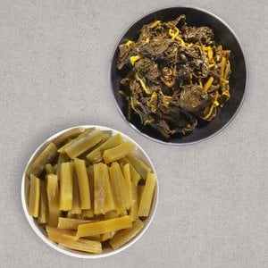  궁채장아찌 1KG+곤드레절임1KG 대용량 (총2KG)