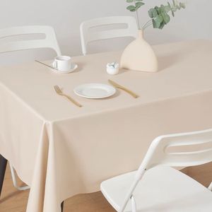 오너클랜 가죽 방수 예쁜 감성 식탁 테이블 보 커버 6인 핑크