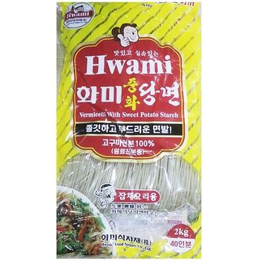 제이큐 가공식품 당면 업소용 식당 중국집 중식 식자재 재료 중화당면 2Kg