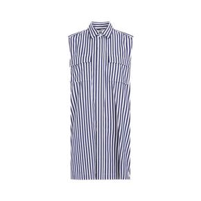 24SS 사카이 숏 원피스 2407159 222 NAVY STRIPE Blue