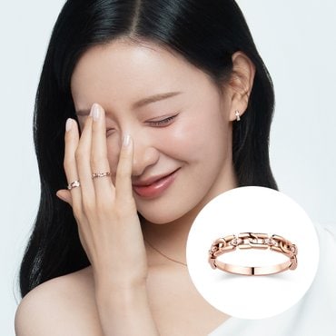스톤헨지 With U 14K 로즈골드 반지 SA25C11P