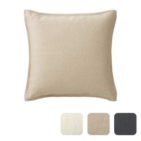 무인양품 MUJI 프렌치 리넨 워싱 쿠션 커버 43x43 깔끔 무지 221931