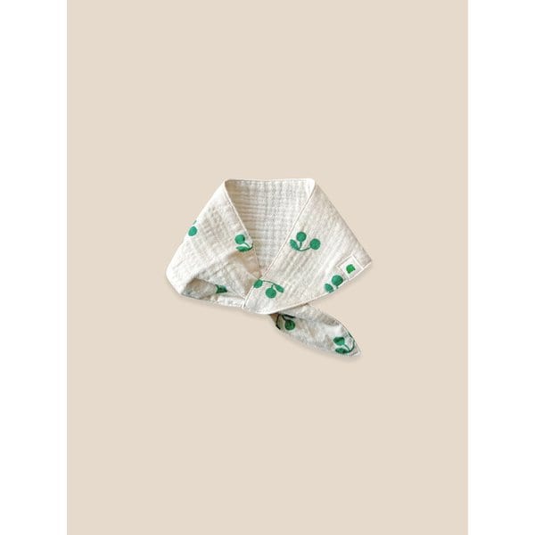 패턴 꼬리 스카프_체리