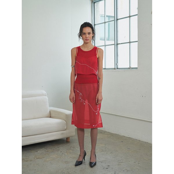 [ESSENTIAL LINE / VERSO X LOWA KIM] Shining Embroidery Bustier