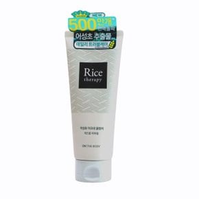 온더바디 스크럽 폼 클렌저 라이스테라피 어성초 아크네 클렌저 피부용 150ml