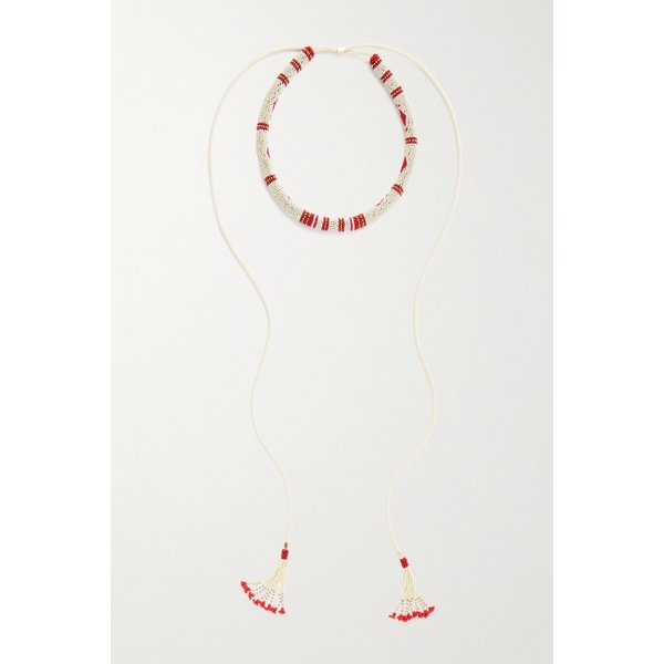 니나 비즈 글라스 코드 목걸이 46376663162986565