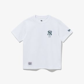 [키즈] MLB 뉴욕 양키스 레터링 티셔츠 화이트