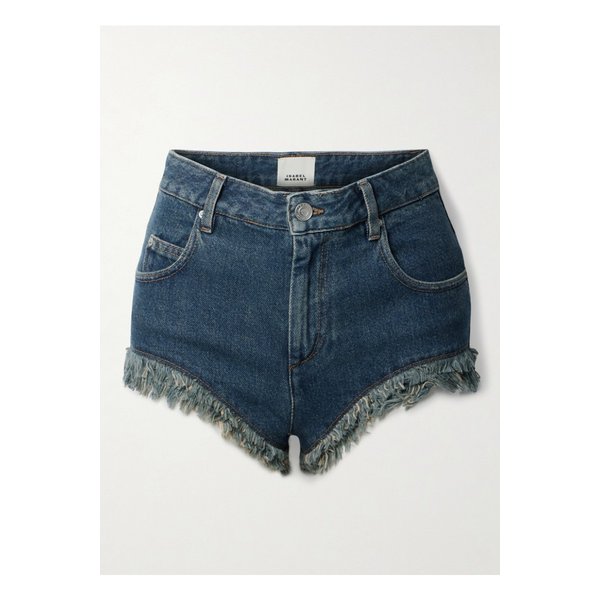 에네이다오 프린지 데님 쇼츠 미드 데님 1647597325950525