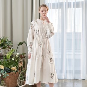 SALLY EMBROIDERED COTTON DRESS