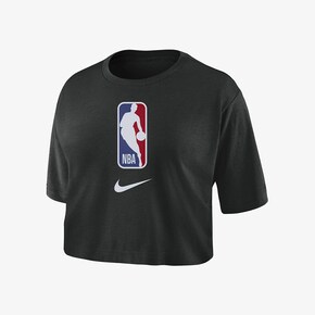 나이키 NBA 팀 31 크롭 반팔 티셔츠 블랙 여성