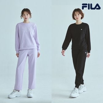  휠라(FILA) 코튼 테리 셋업 2세트(여성)