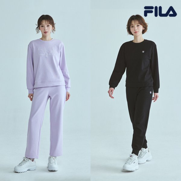 휠라(FILA) 코튼 테리 셋업 2세트(여성)