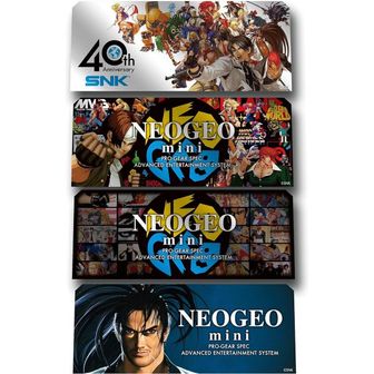  일본 네오지오 미니 NEOGEO mini 캐릭터 스티커 4장들이 1613135