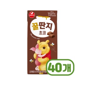 서울우유 초코 꿀딴지 멸균우유팩 180ml x 40개