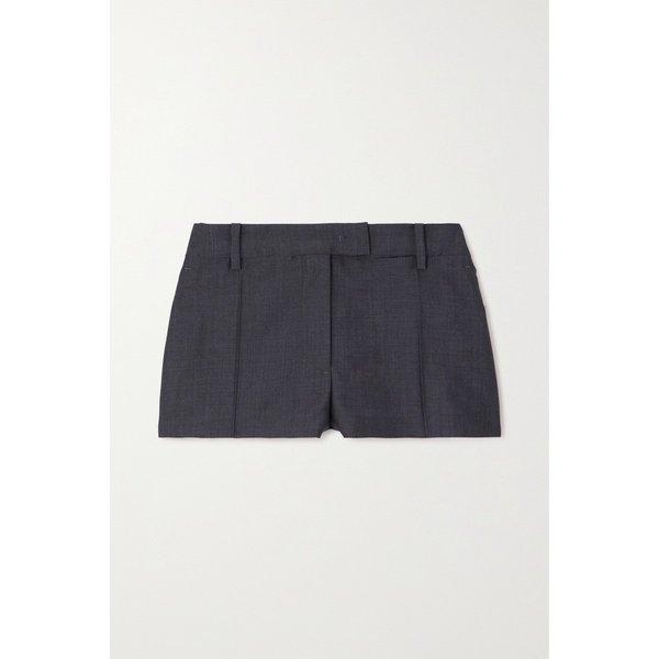 모헤어 울 혼방 쇼츠 그레이 1647597314693783