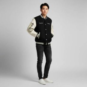 빅하트 멀티 패치로고 바시티 남성 자켓 VS01300 1659837 VS01300