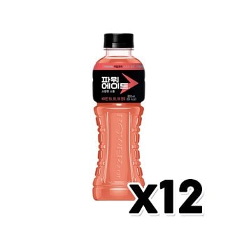  파워에이드 스칼렛스톰 이온페트음료 600ml x 12개