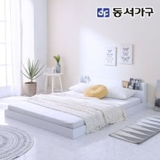 네오 마이미 LED 조명 저상형 퀸 침대 20T라텍스매트 NEO1138