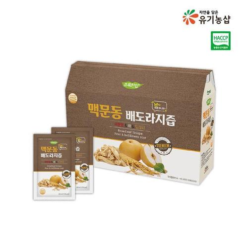 [초록한입]  국내산 맥문동 배도라지즙 80ml  21포(2)