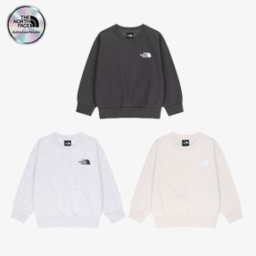 [노스페이스 키즈 공식] 키즈 고 투 스웻셔츠 NM5MS02 3종 택1