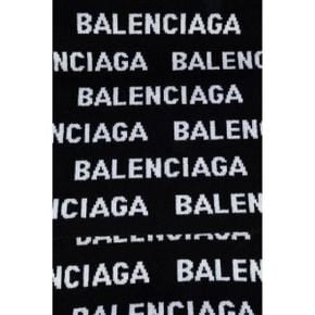 BALENCIAGA 여성 올오버 로고 머플러