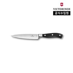 빅토리녹스 [빅토리녹스 공식] 그랜드 마트레 셰프 나이프 - 15cm,  블랙 7.7403.15G