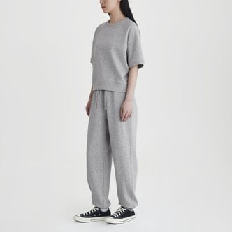 JAJU 남녀공용 스웨트 조거 팬츠(MELANGE GREY / )