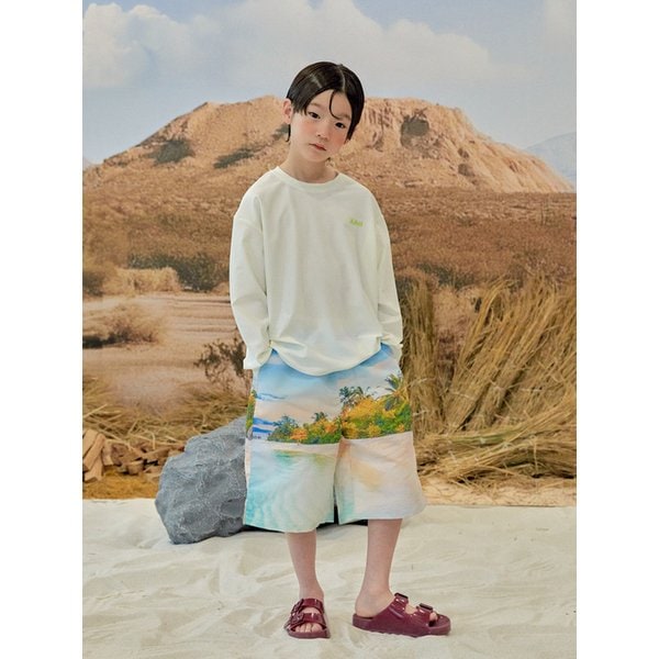 전사 비치 반바지_1COLOR (S-JL)